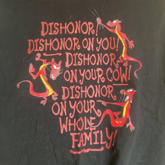 Disney mulan crop top tie short size medium - Picture 2 of 4